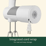 BATTEUR A MAIN BLANC CUISINART 5 VITESSES