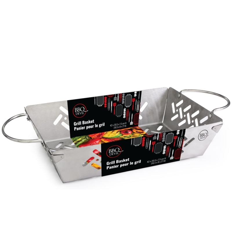PANIER POUR LE BBQ EN INOX