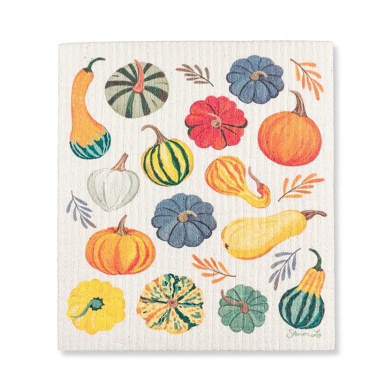 LINGE SUÉDOIS - COURGES ET CITROUILLES