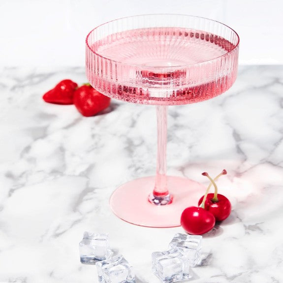 VERRE COCKTAIL ROSE 290 ML