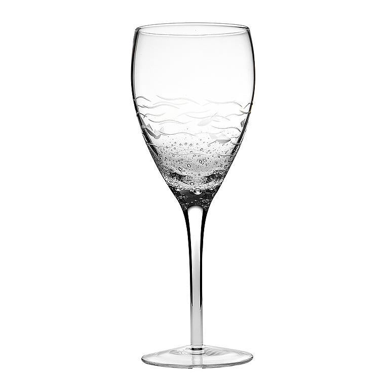 VERRE VIN POISSONS BLANCS 16 OZ