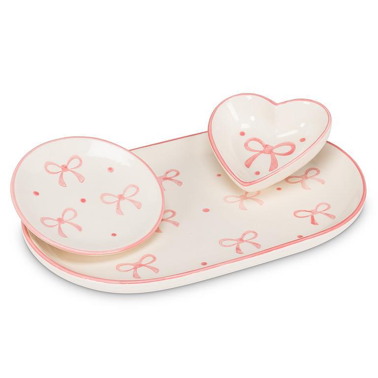 ASSIETTE EN COEUR AVEC UNE BOUCLE