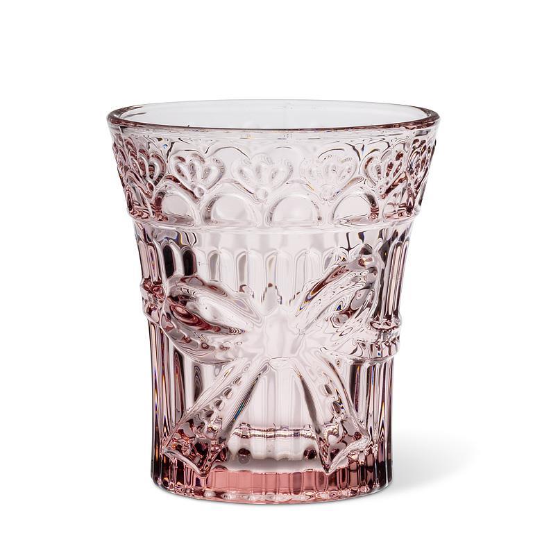VERRE ROSE AVEC BOUCLE 8 OZ