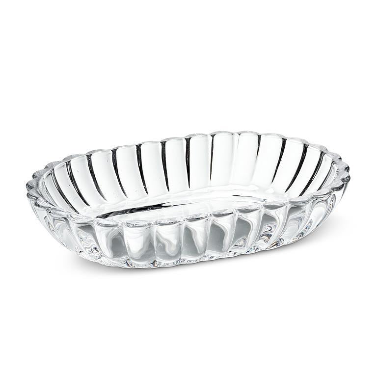 PORTE-SAVON OVALE EN VERRE