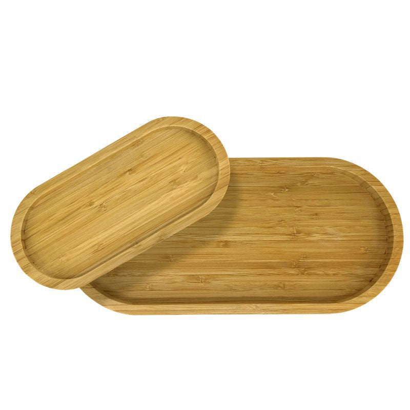 PLATEAU OVAL BOIS 35.5 CM