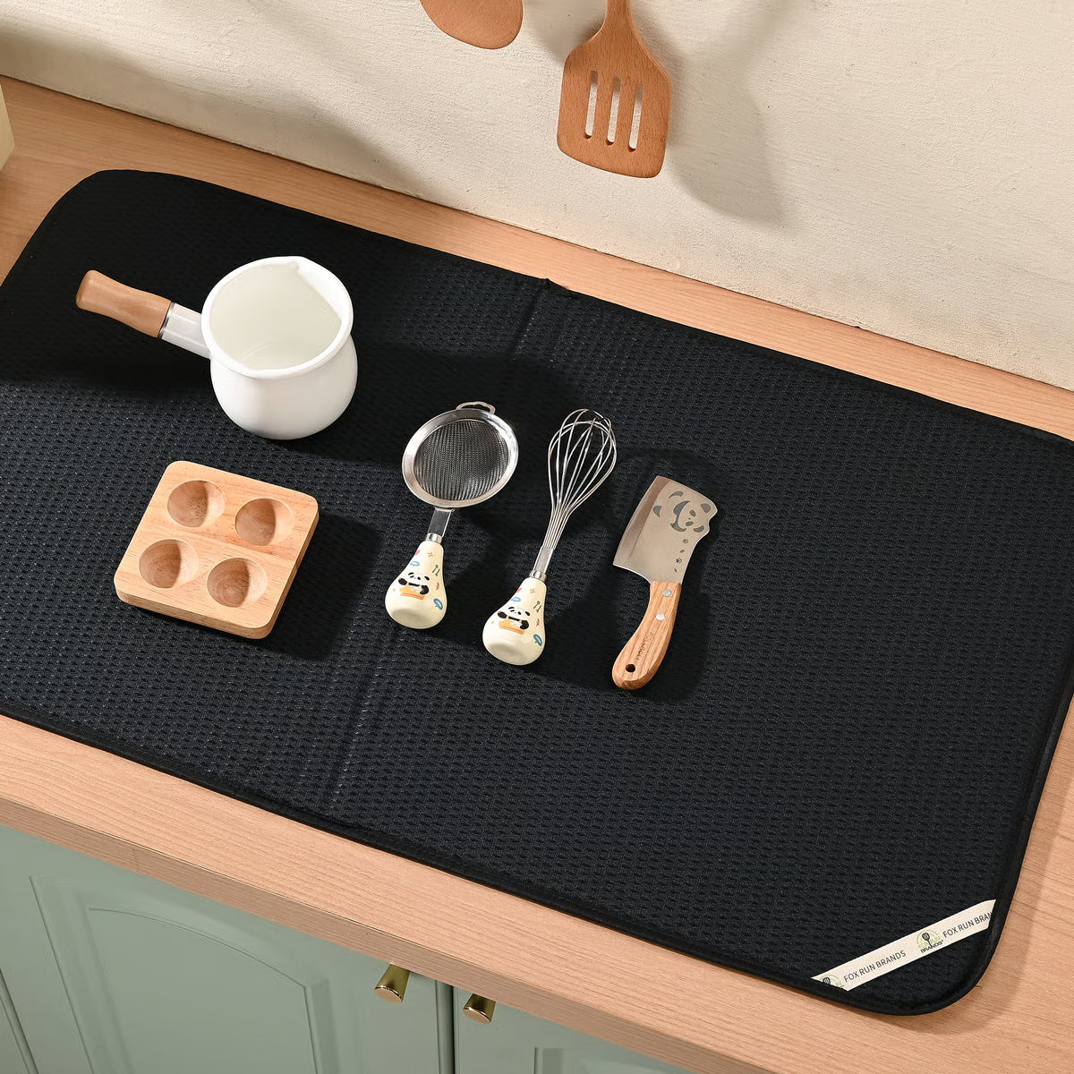TAPIS DE SÉCHAGE 18 X 32 - NOIR