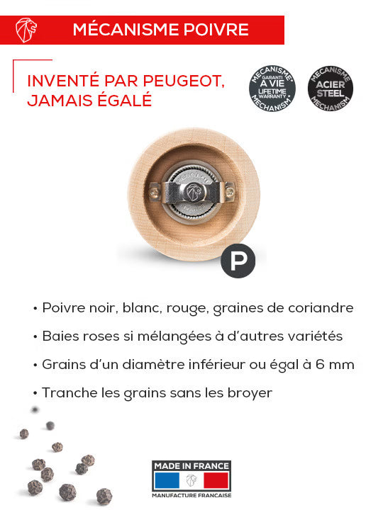 MOULIN POIVRE BOREAL 21 CM ROCK GREY PEUGEOT
