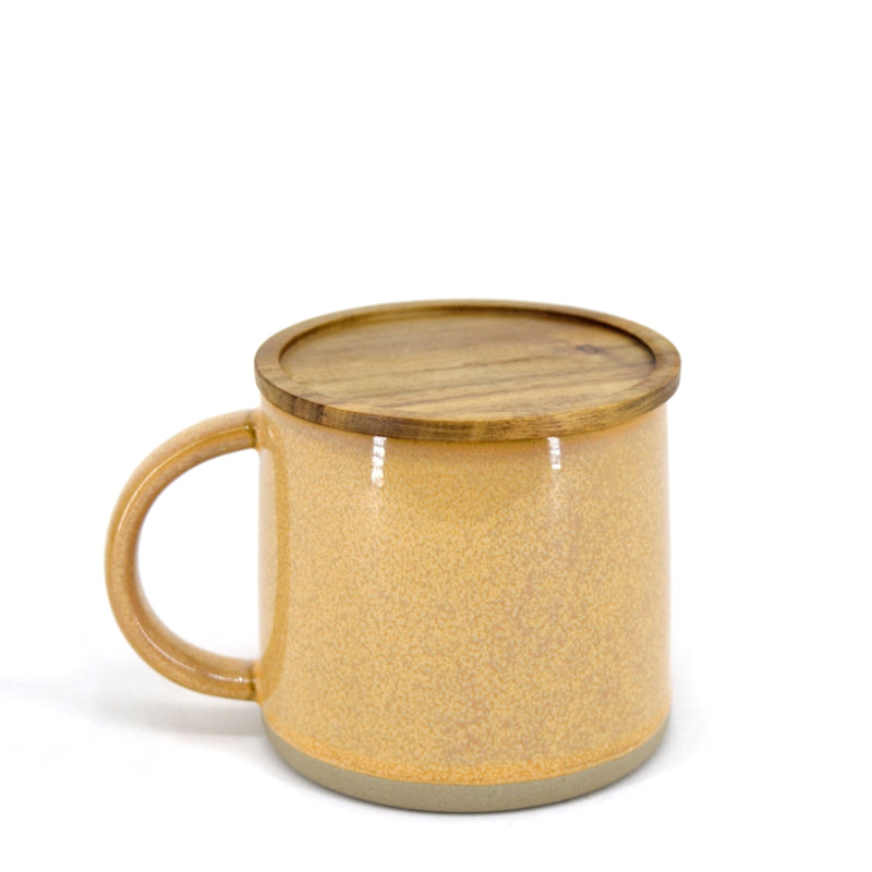 TASSE COUVERCLE JAUNE 400 ML