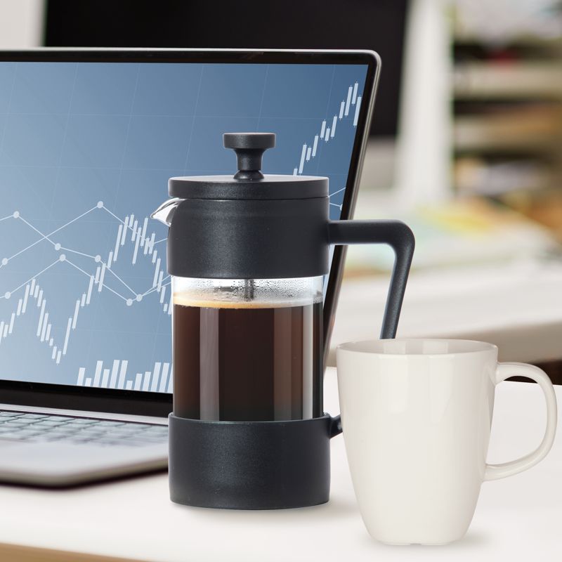 CAFETIÈRE PISTON NOIRE 350ML