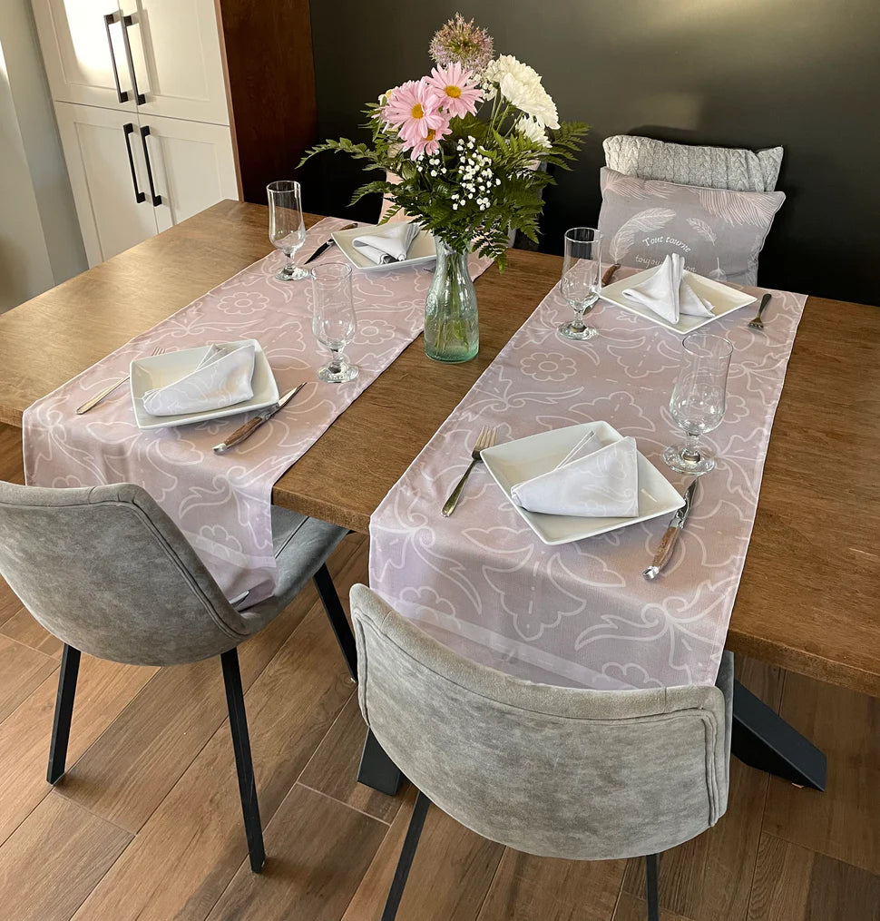 NAPPE POUR 2 MINÉRAL GRIS