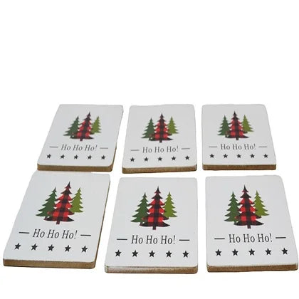 ENS. 6 SOUS-VERRES NOËL