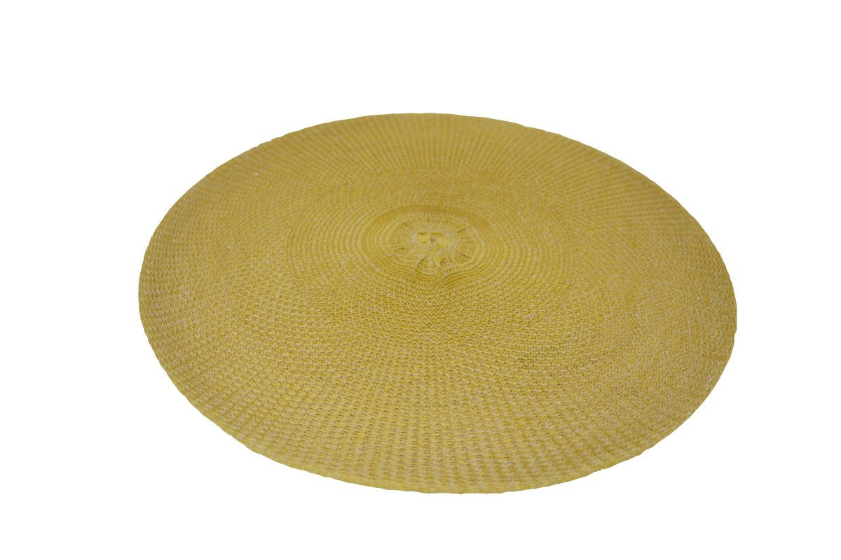NAPPERON ROND JAUNE