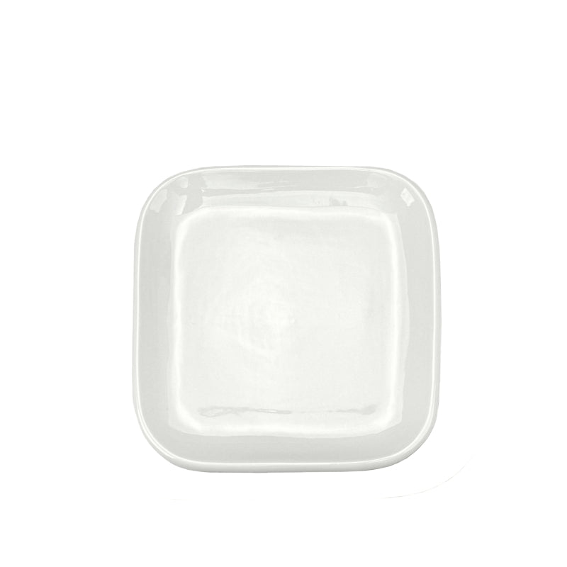 ASSIETTE SALADE CARRÉ BLANCHE IMPULSE