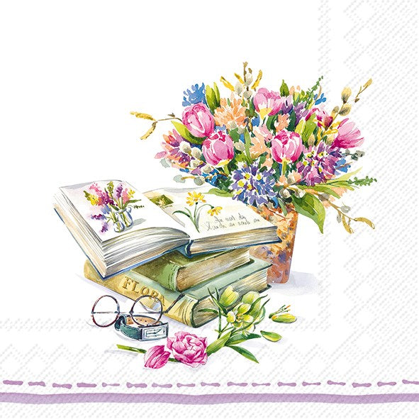PQT 20 SERVIETTES PAPIER SPRING NOVELS
