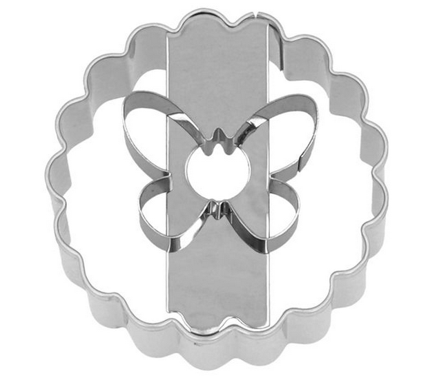 EMPORTE-PIÈCE PAPILLON ET FLEUR