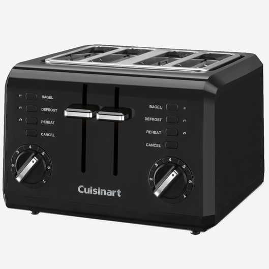 GRILLE-PAIN 4 TRANCHES NOIR CUISINART