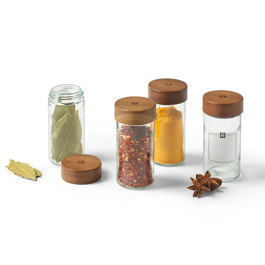 ENS. 4 POTS ÉPICES RONDS RICARDO