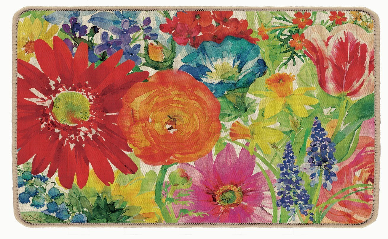 TAPIS 1.5 X 2.5 FLORAISON DE FLEURS