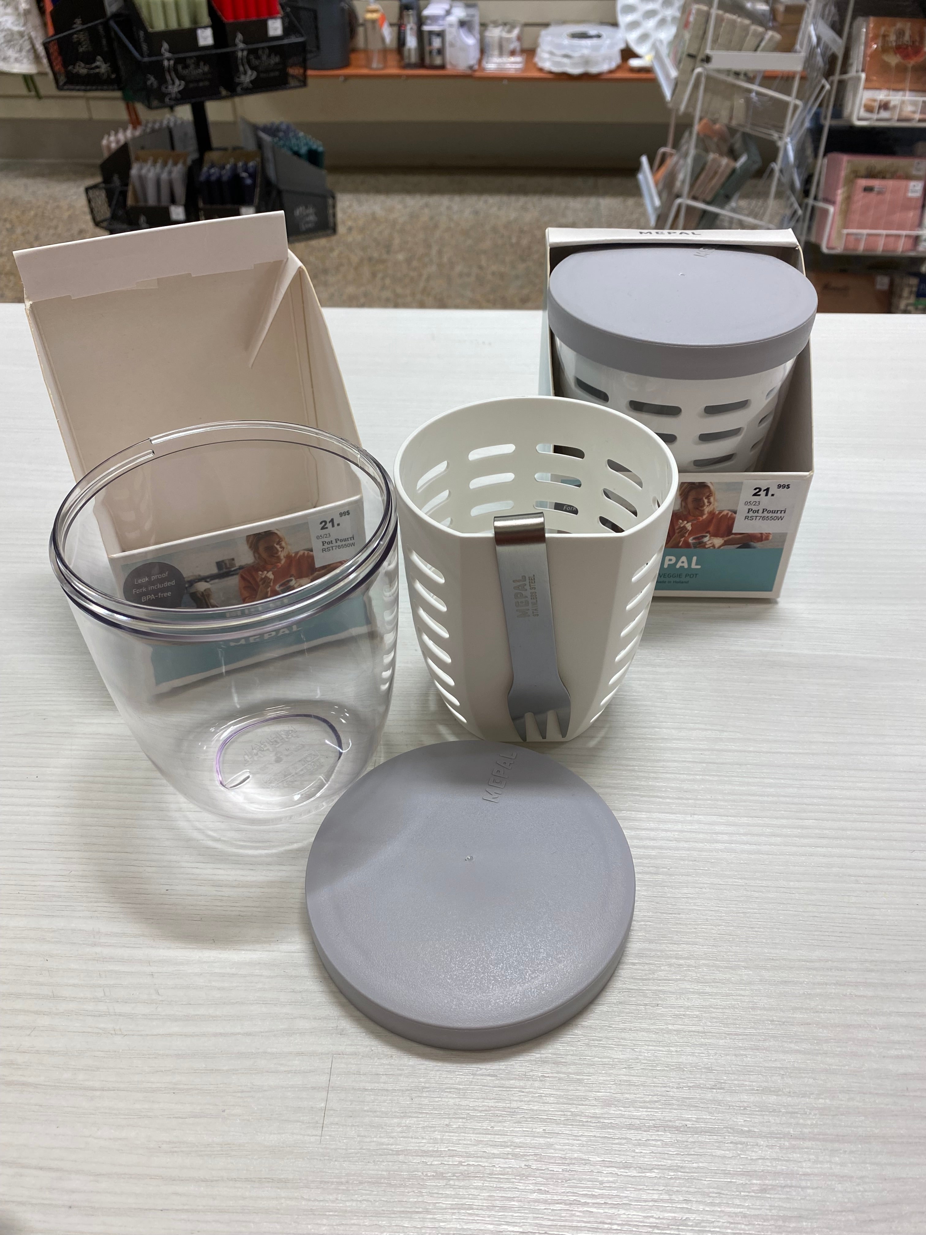 POT FRUITS/LÉGUMES BLANC