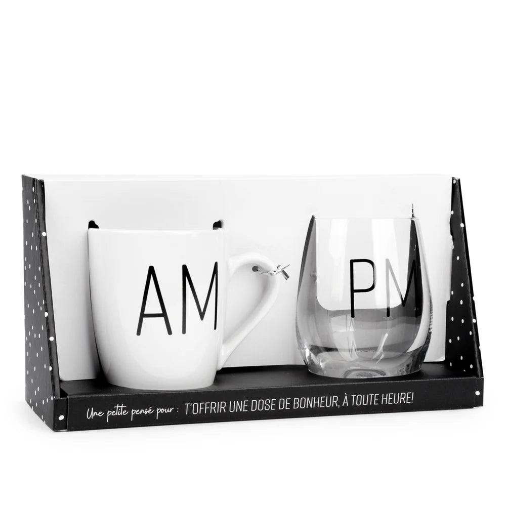 ENS. TASSE ET VERRE AM /PM