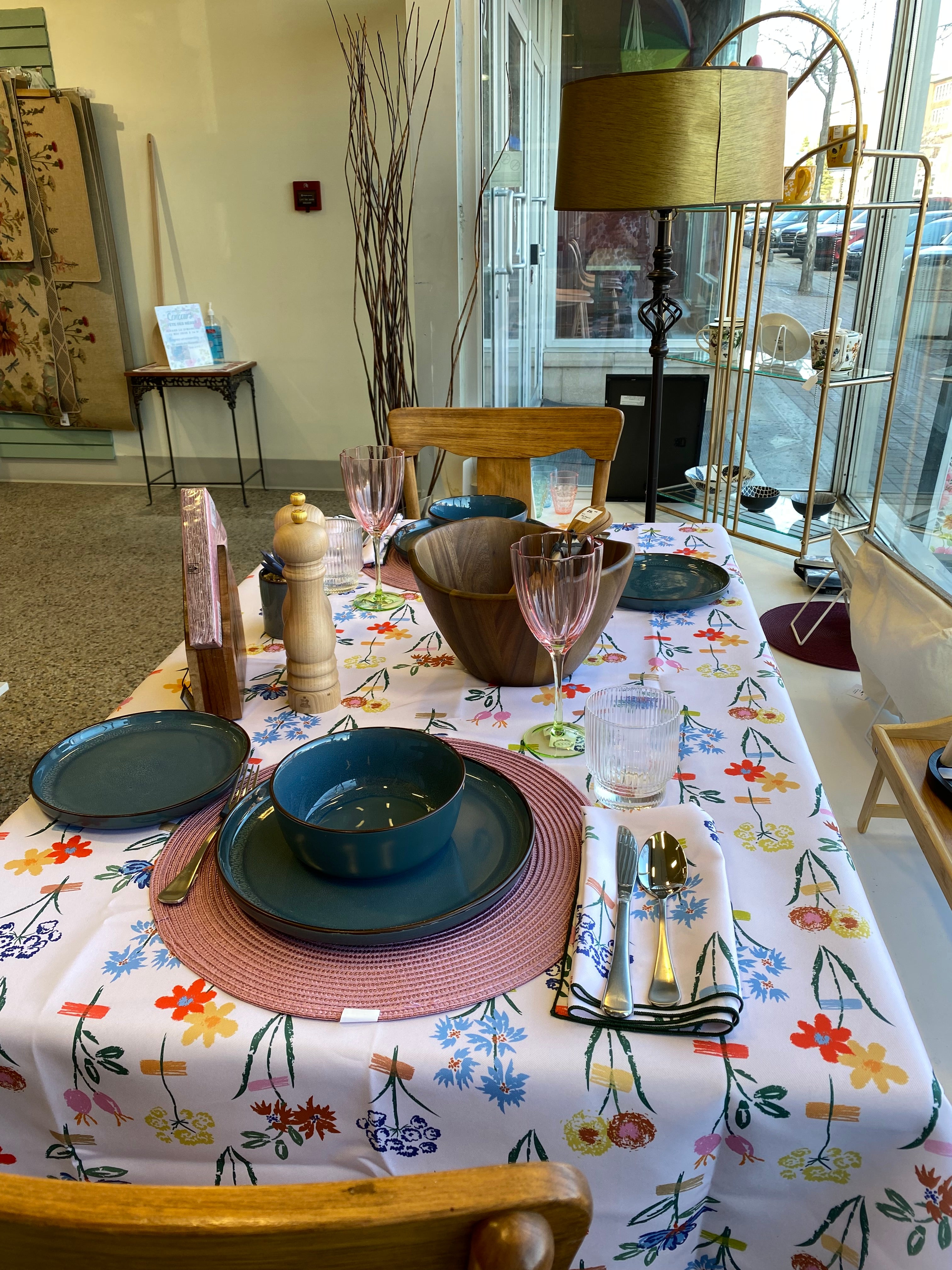 NAPPE 60'' RD BOTANY BLANCHE / ROSE PALE