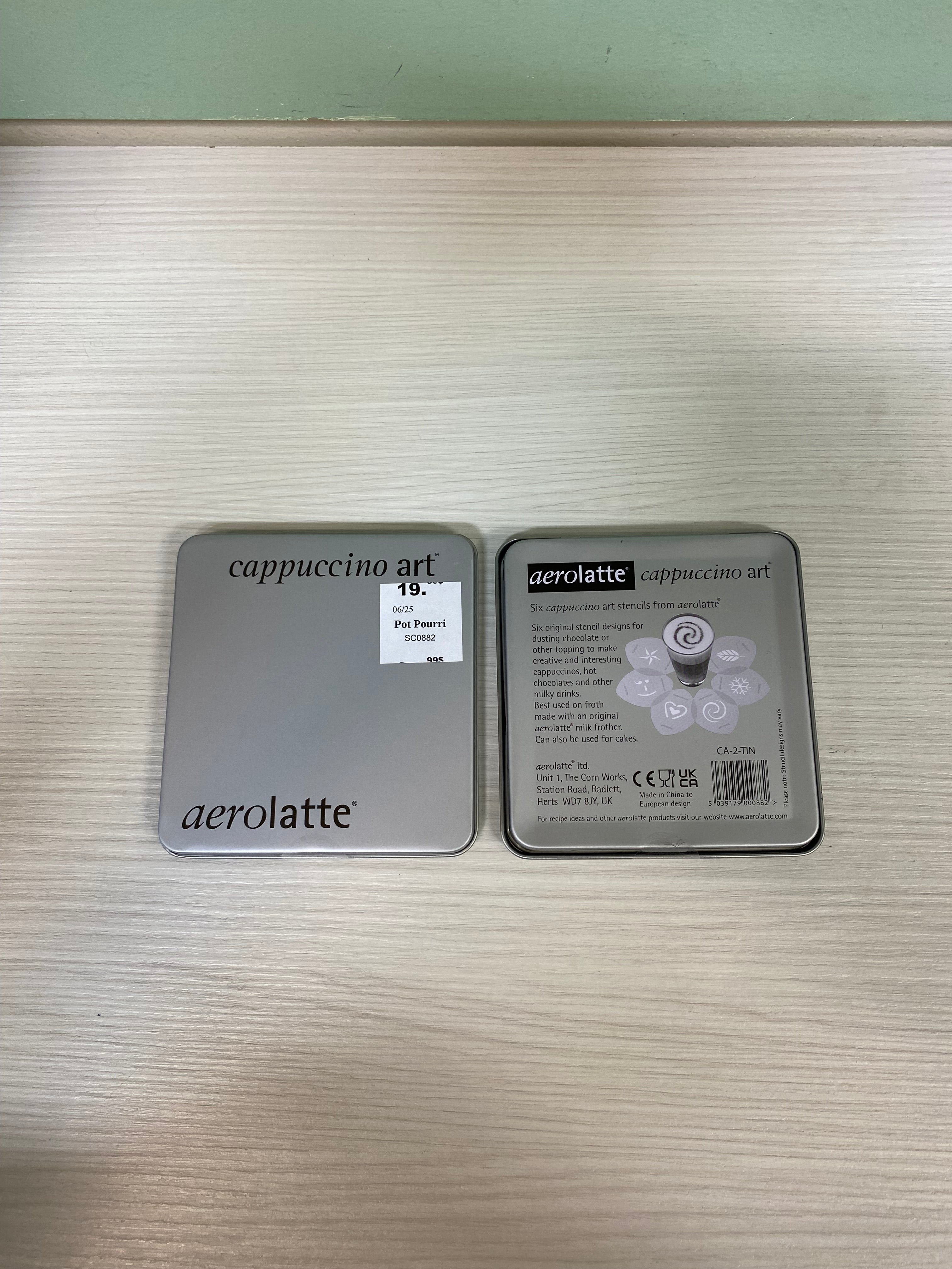 POCHOIRS / STENCIL POUR CAPPUCINO