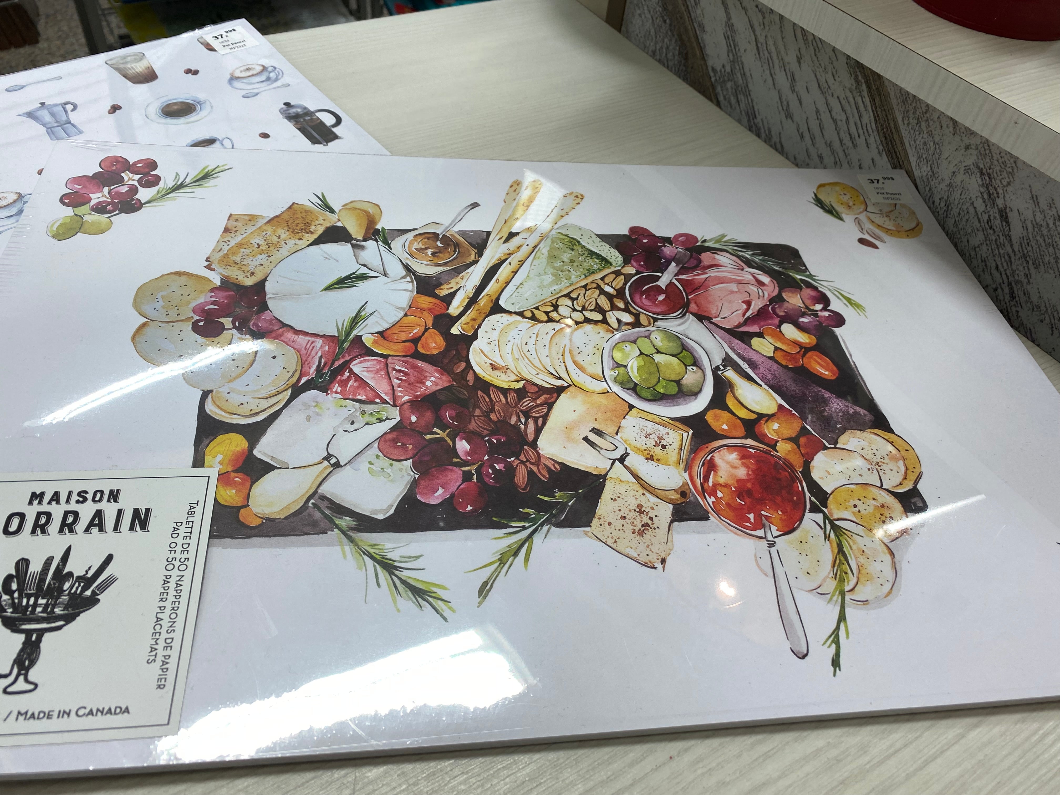 50 NAPPERONS DE PAPIER APÉRO