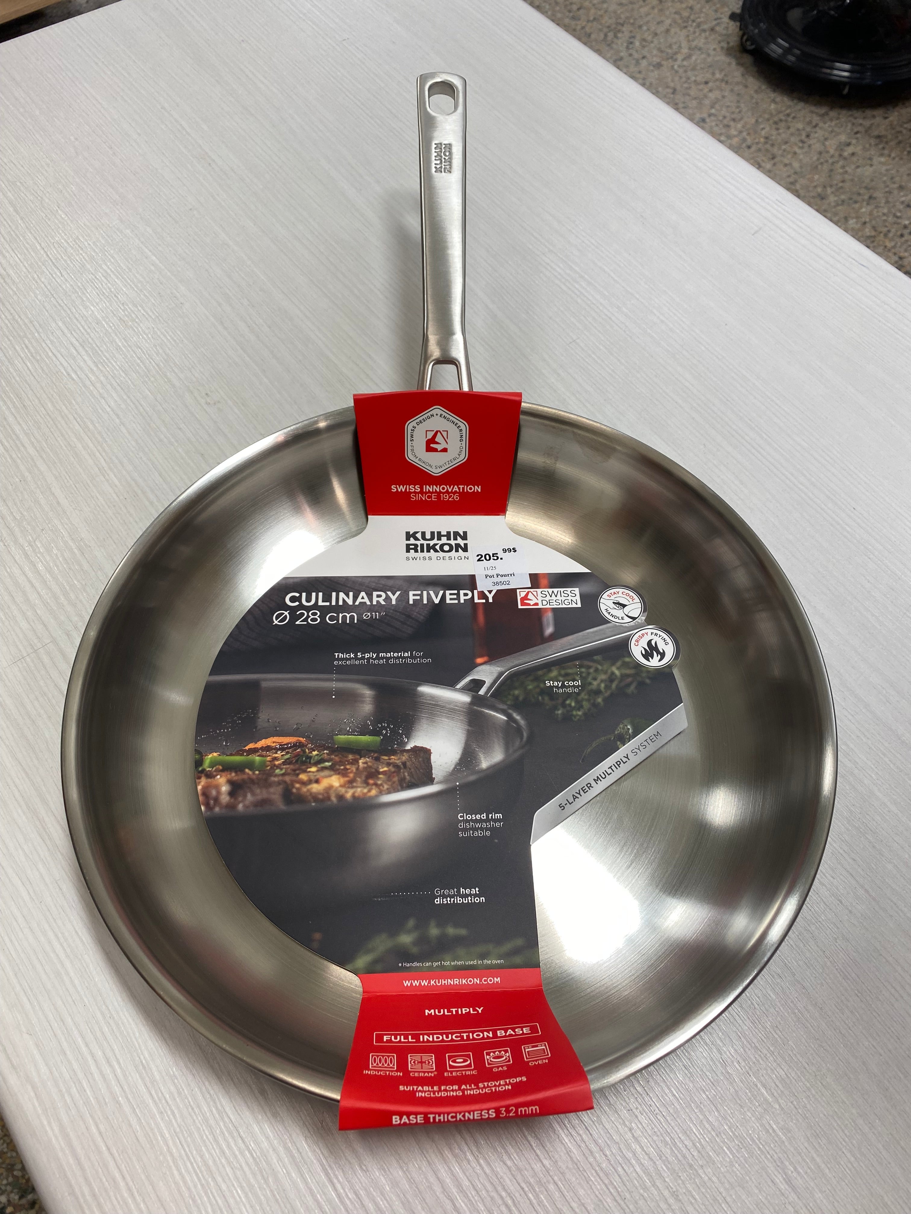 POÊLE À FRIRE 28CM 5 PLIS KUHN RIKON