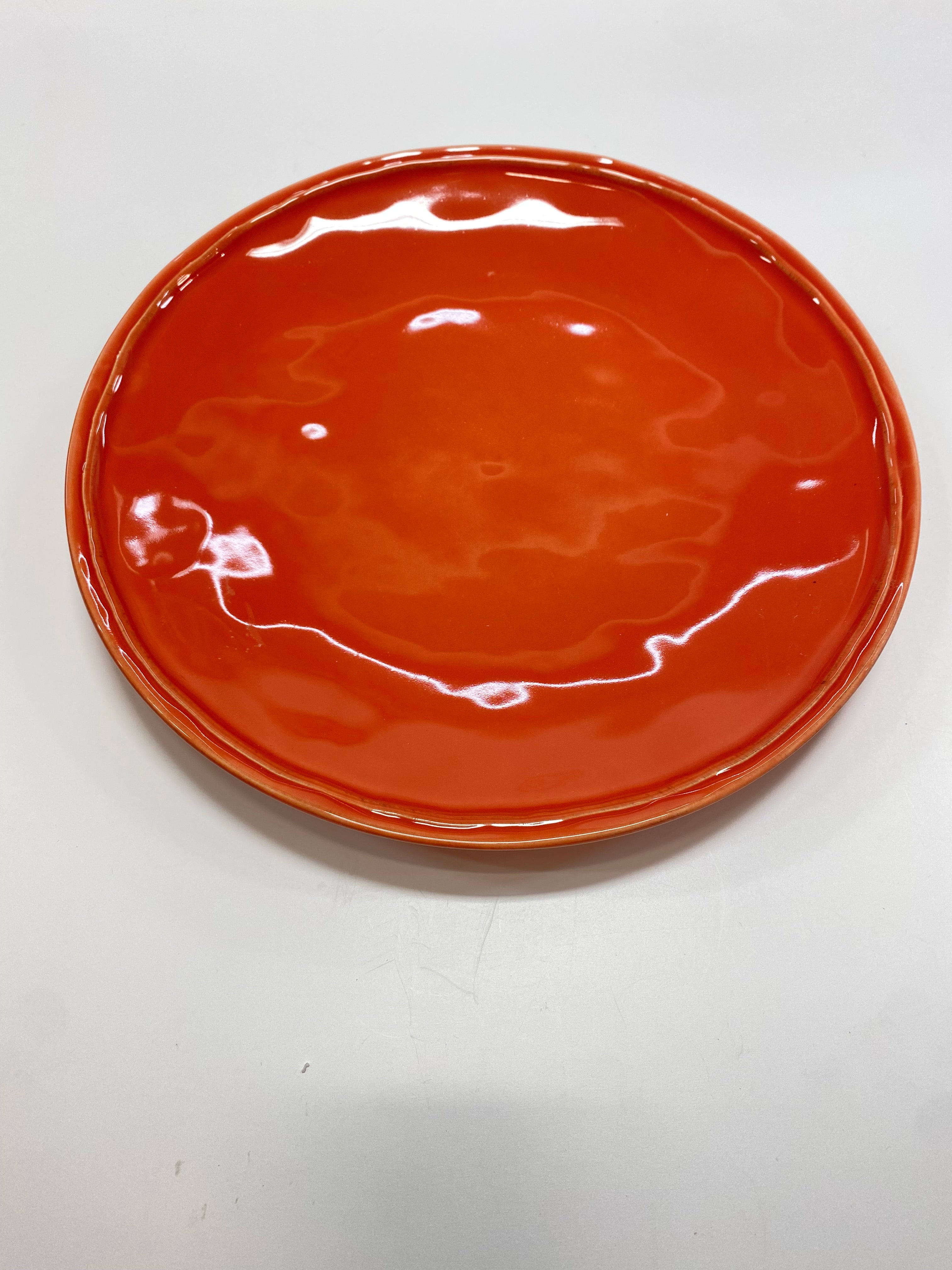 ASSIETTE A DINER COULEUR PAPRIKA