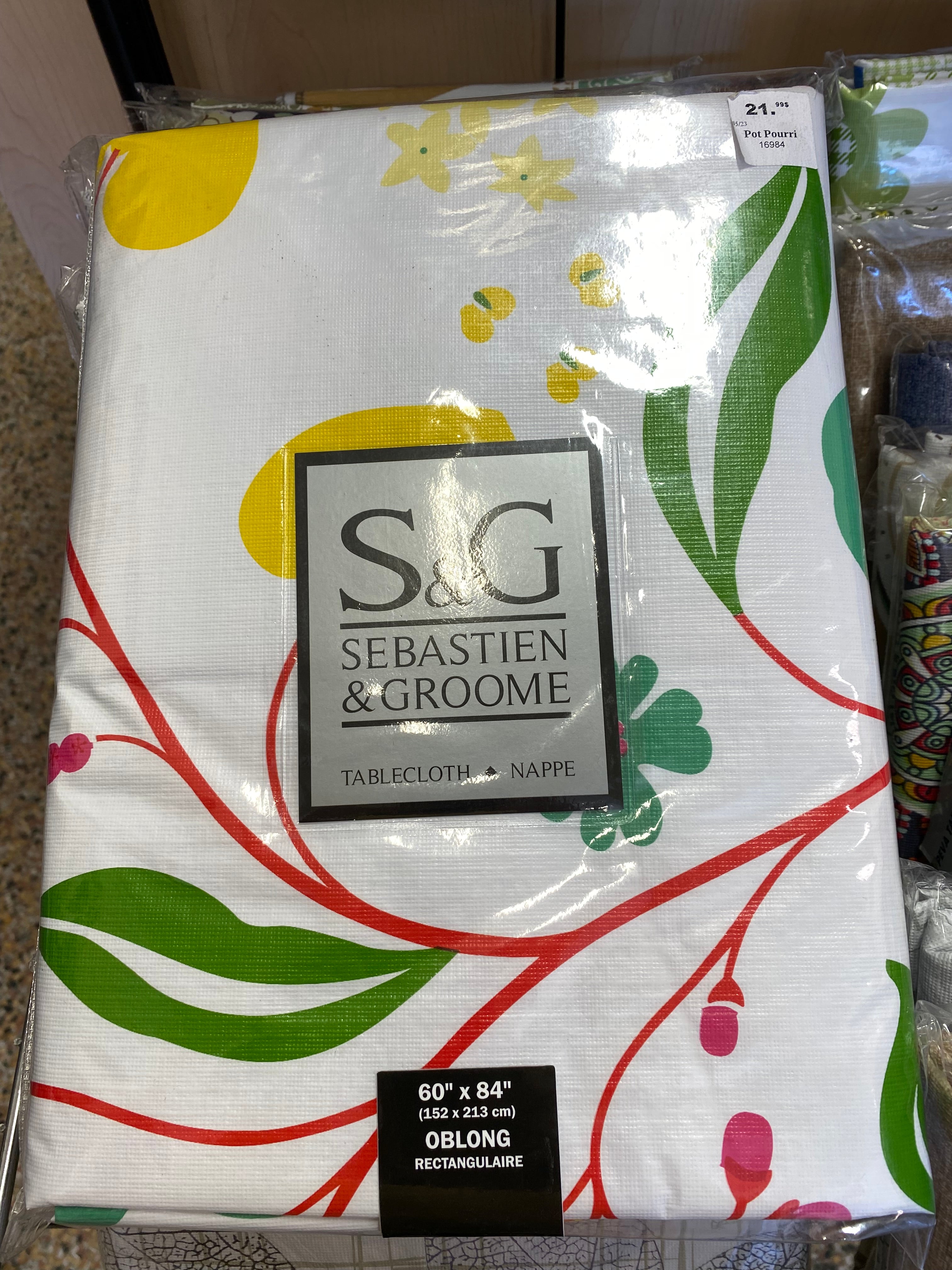 NAPPE VINYLE SONIA FLORAL 54X 70