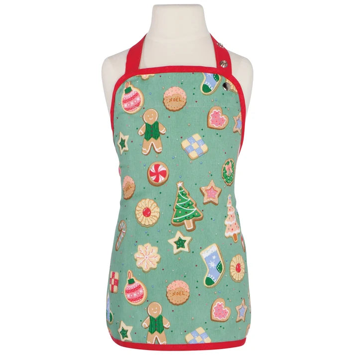 TABLIER POUR ENFANT BISCUITS DE NOEL