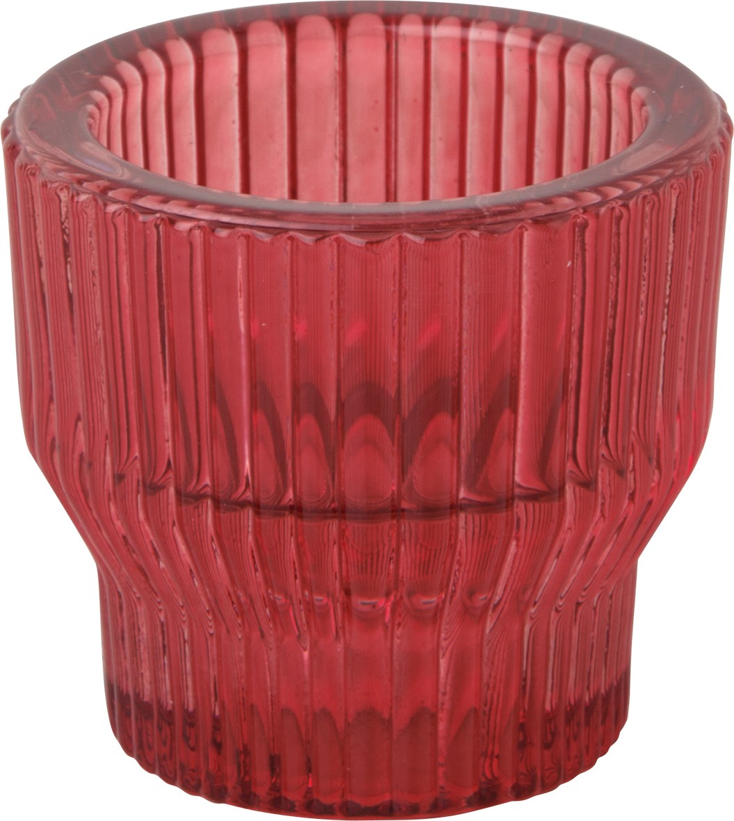 CHANDELIER VERRE ROUGE