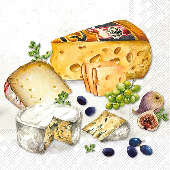 PQT 20 SERVIETTES - SÉLECTION DE FROMAGES