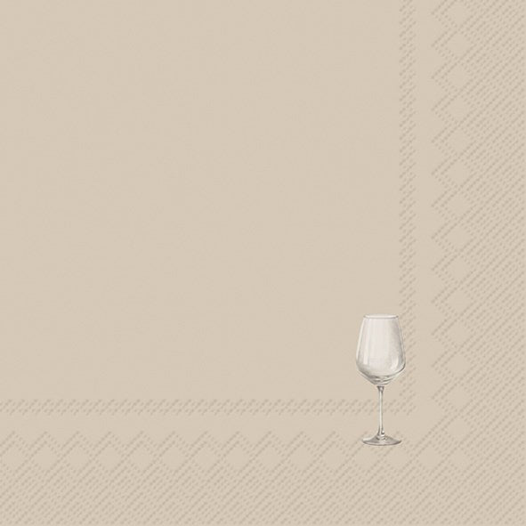 PQT 20 SERVIETTES - PETIT VERRE DE VIN
