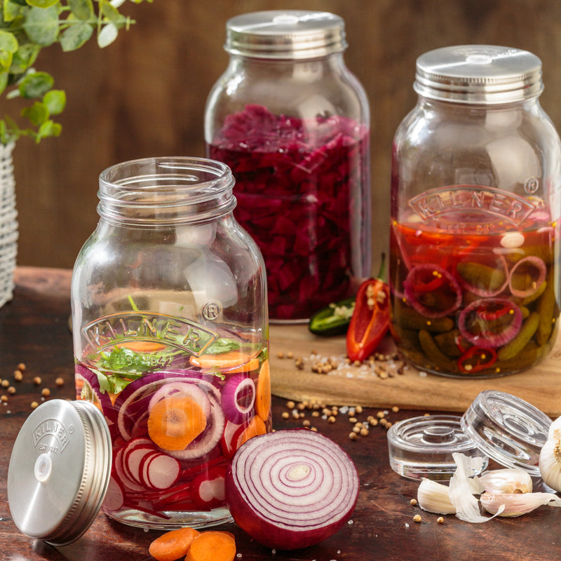 ENSEMBLE DE 2 POTS À FERMENTATION AVEC PESÉES