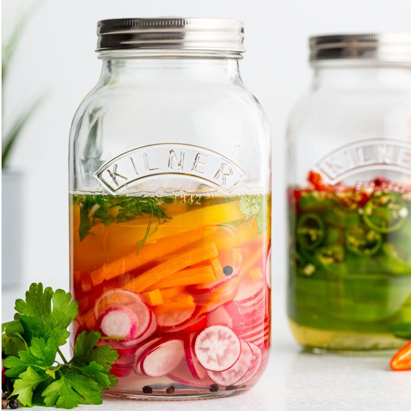 ENSEMBLE DE 2 POTS À FERMENTATION AVEC PESÉES