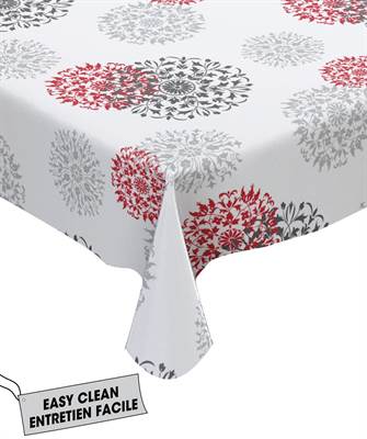 NAPPE 54 X 72 VINYLE PERRY ROUGE