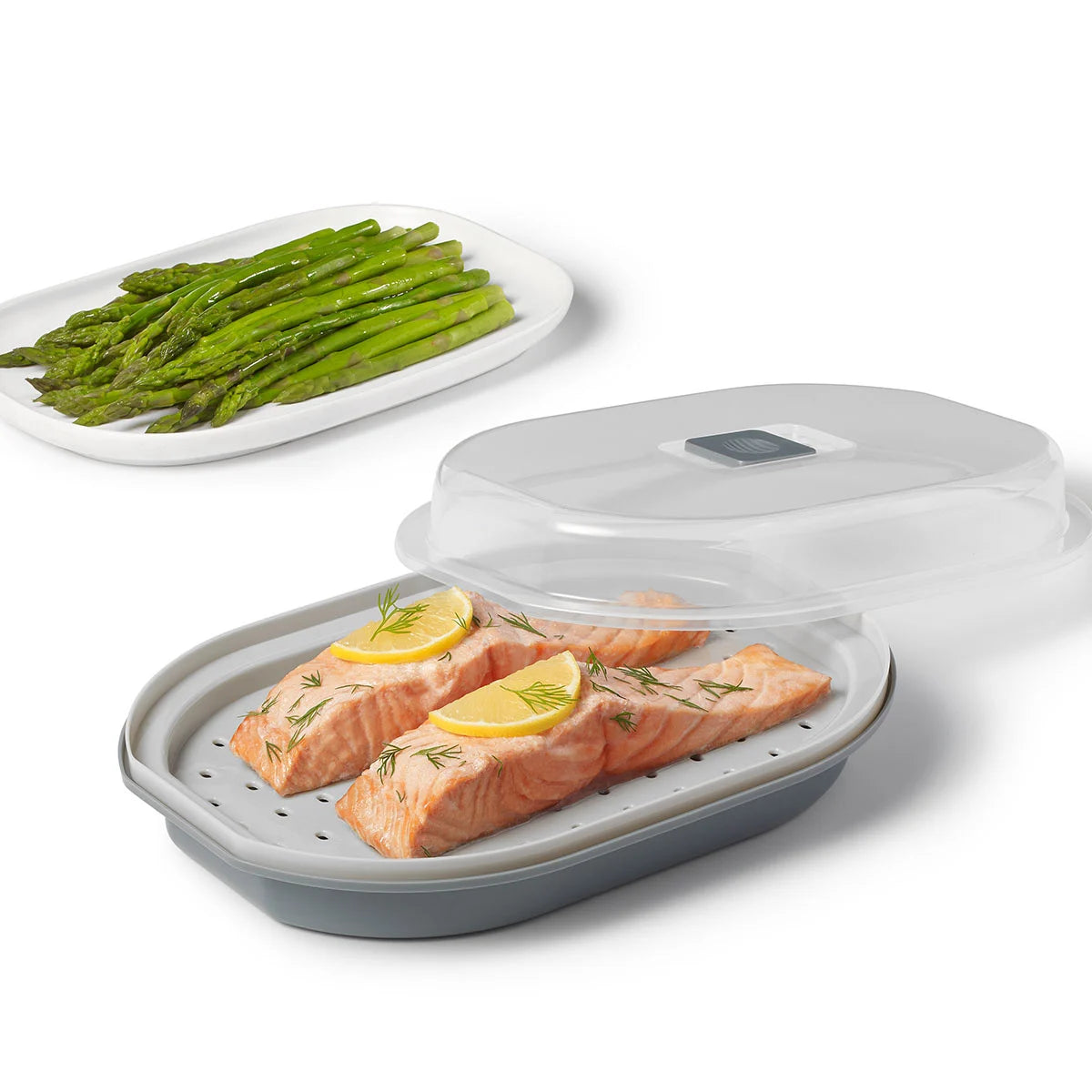 CUISEUR VAPEUR POISSON/LÉGUMES MICRO-ONDES RICARDO