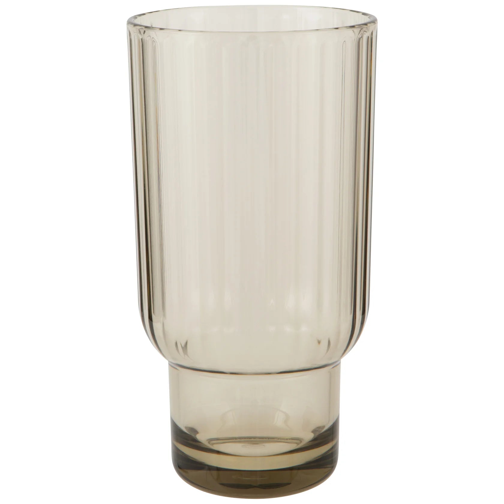 VERRE EN ACRYLIQUE HIGHBALL AVEC PIED OLIVE