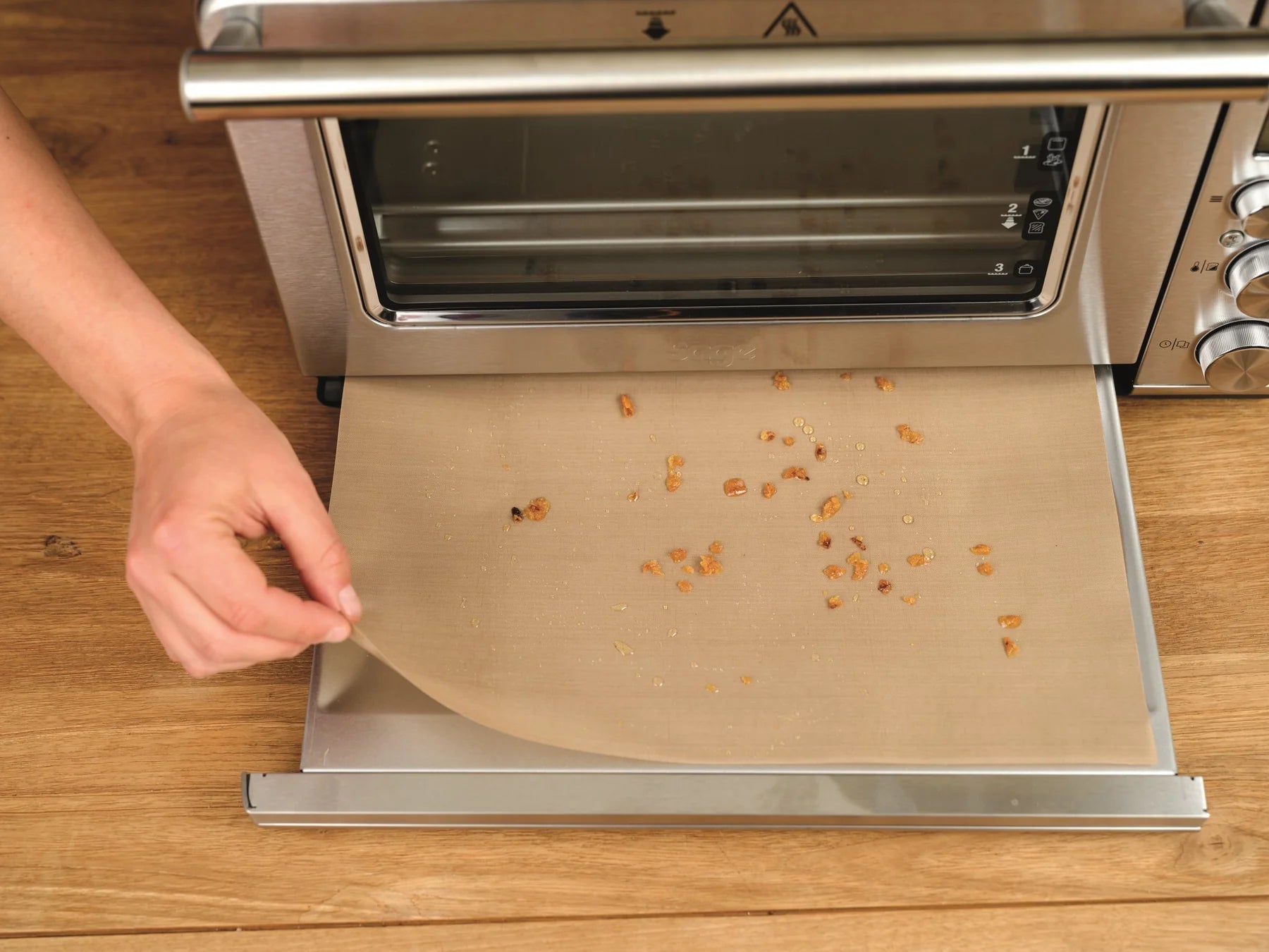 ENS. 2 FEUILLES RECT. FRITEUSE AIR