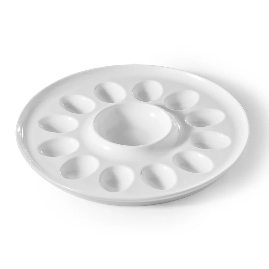 ASSIETTE OEUFS MIMOSA EN PORCELAINE 30 CM RICARDO
