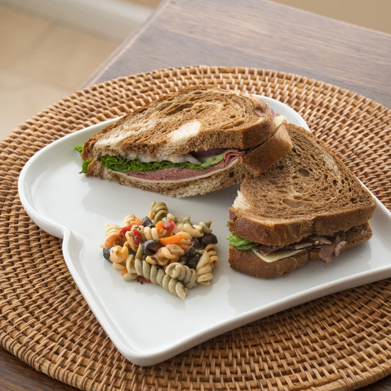 ASSIETTE EN FORME DE ROTIE