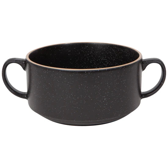 BOL A SOUPE AVEC 2 ANSES - NOIR