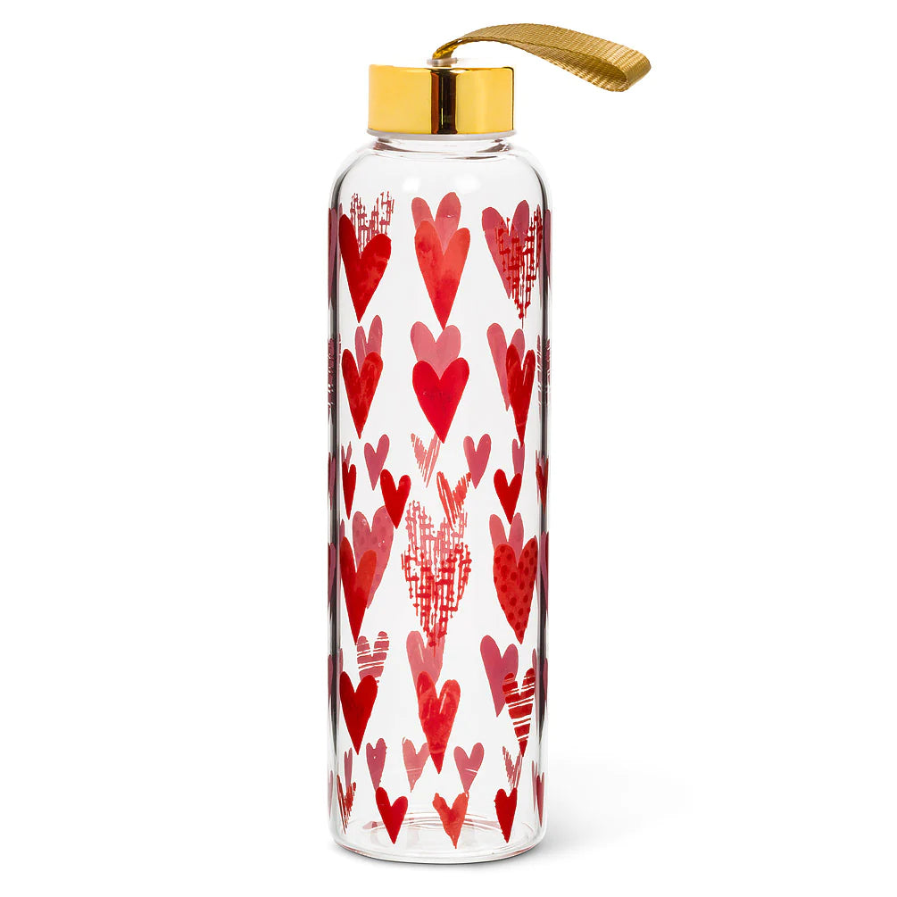 BOUTEILLE VERRE COEUR 18OZ