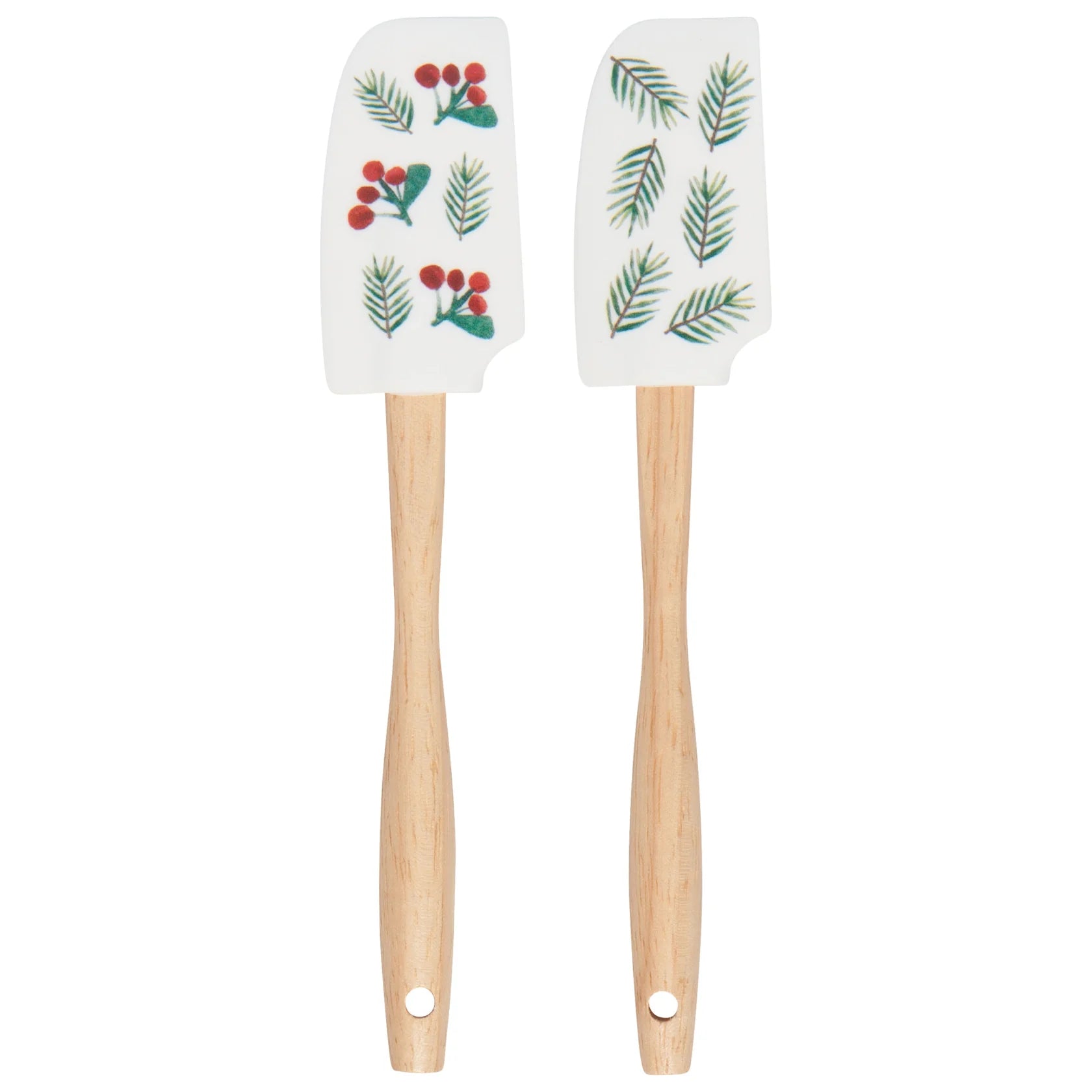 ENS 2 PETITES SPATULES BAIES D'HIVER