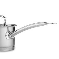CASSEROLE KORKMAZ 3,8 LITRES ACIER INOXYDABLE AVEC MANCHE ET COUVERCLE