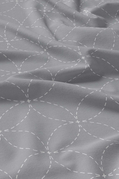 2 LINGES VAISSELLE MICROFIBRE- LES ESSENTIELS GRIS