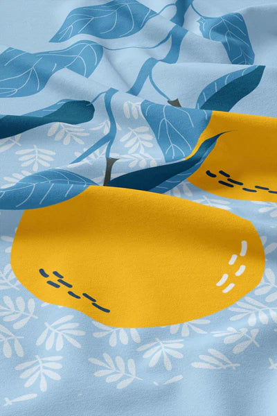 2 LINGES VAISSELLE MICROFIBRE - LES MANDARINES