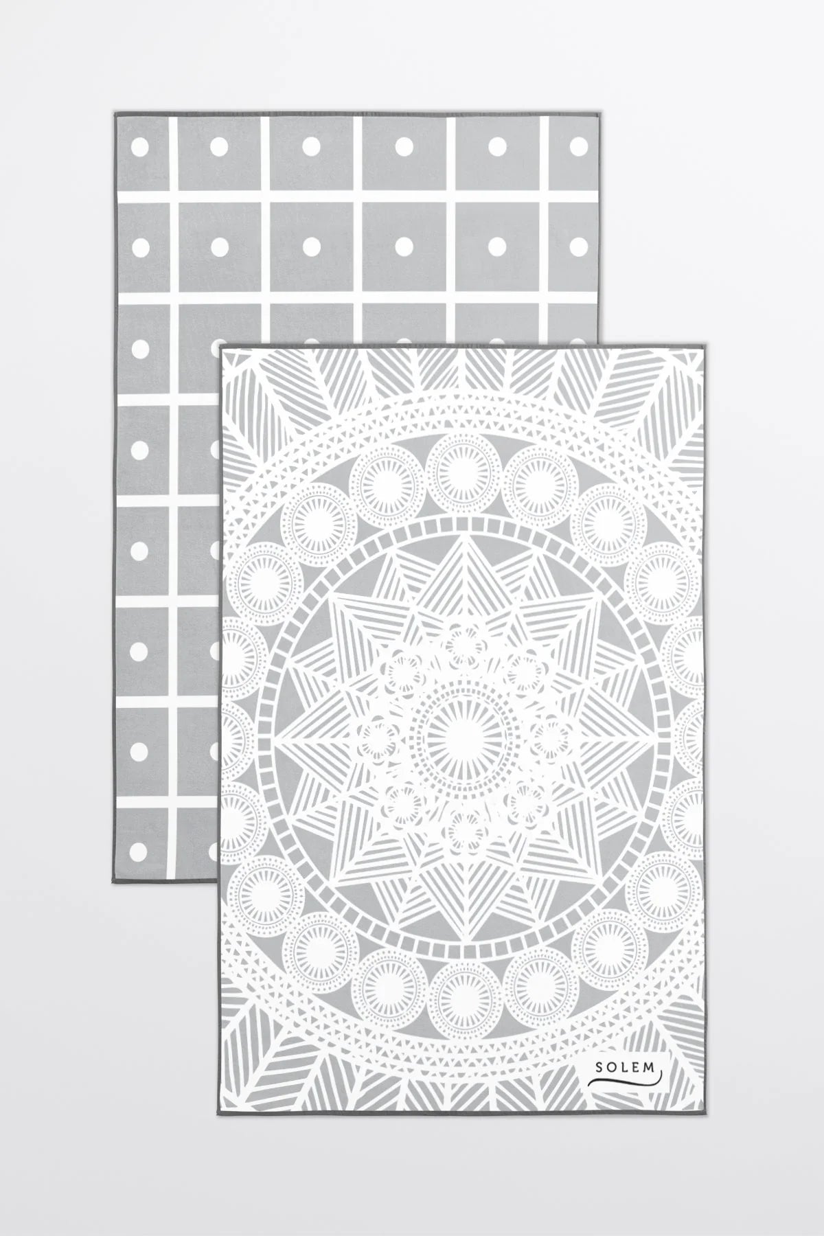 2 LINGES A VAISSELLE MICROFIBRE - LES RAFFINÉS GRIS