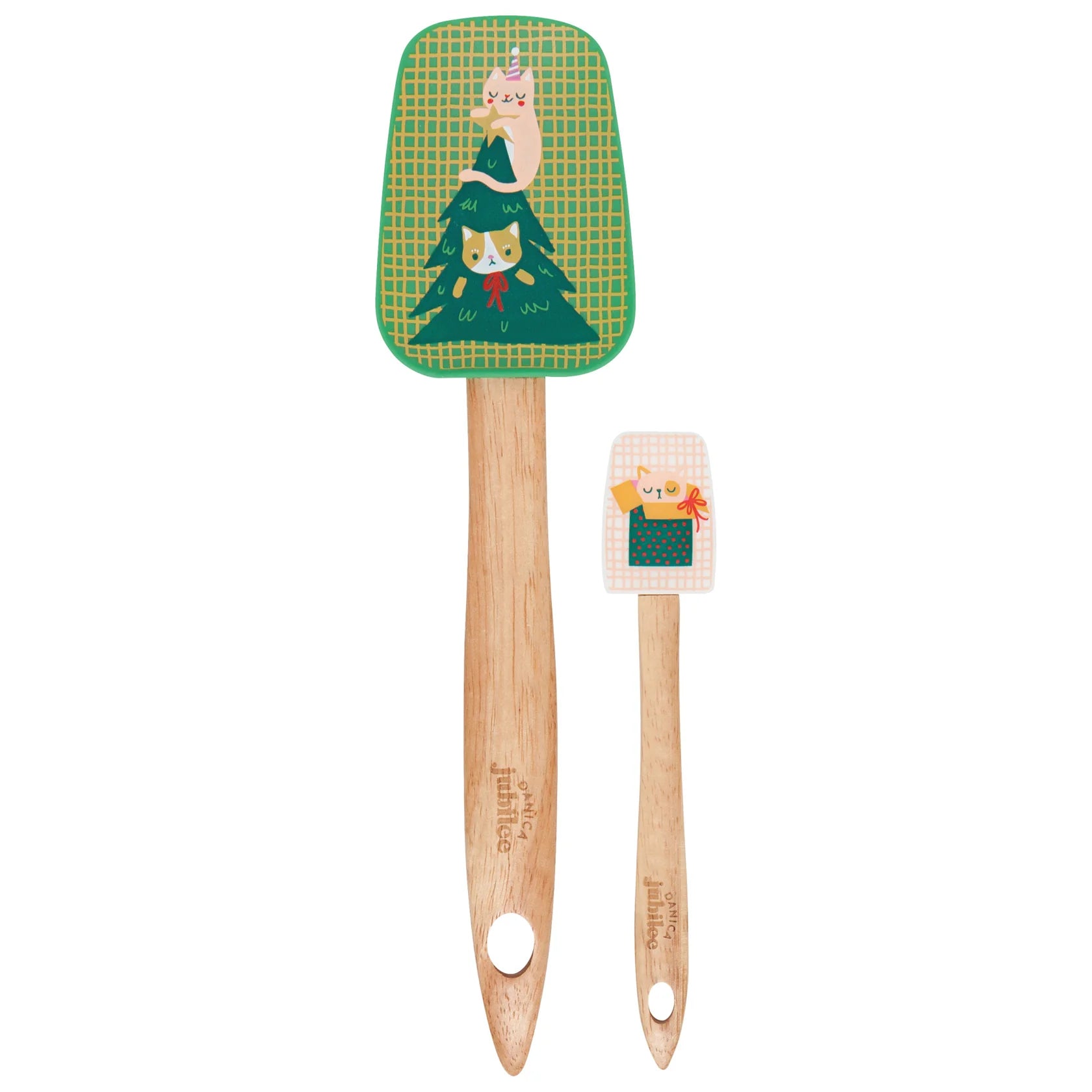 ENS 2 SPATULES CUILLERES CHATS